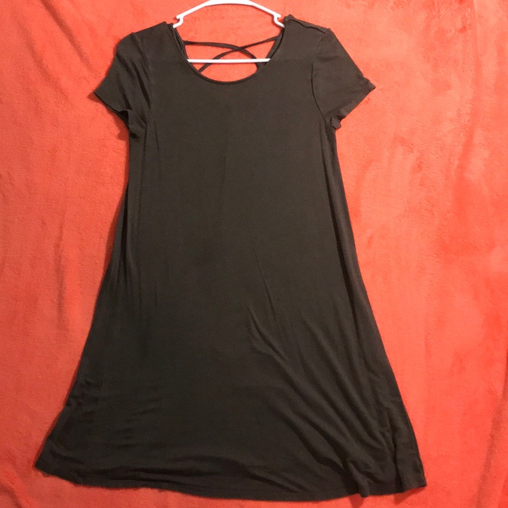 Olive green T-shirt Dress ☆